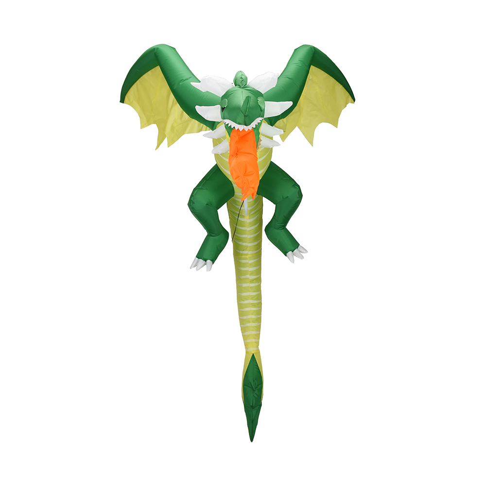 150 cm Halloween oppblåsbar flying dragon yard deco（innebygd LED）